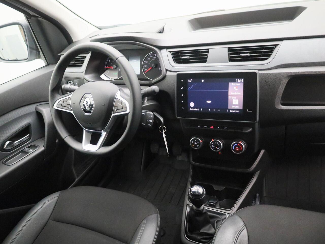 Renault EXPRESS 1.5 dCi 75Pk Comfort + | Airco | Navigatie | Regen-en Lichtsensor | Parkeersensoren | Apple Carplay/Android Auto | Armsteun Voor | Bestuurdersstoel in Hoogte Verstelbaar |