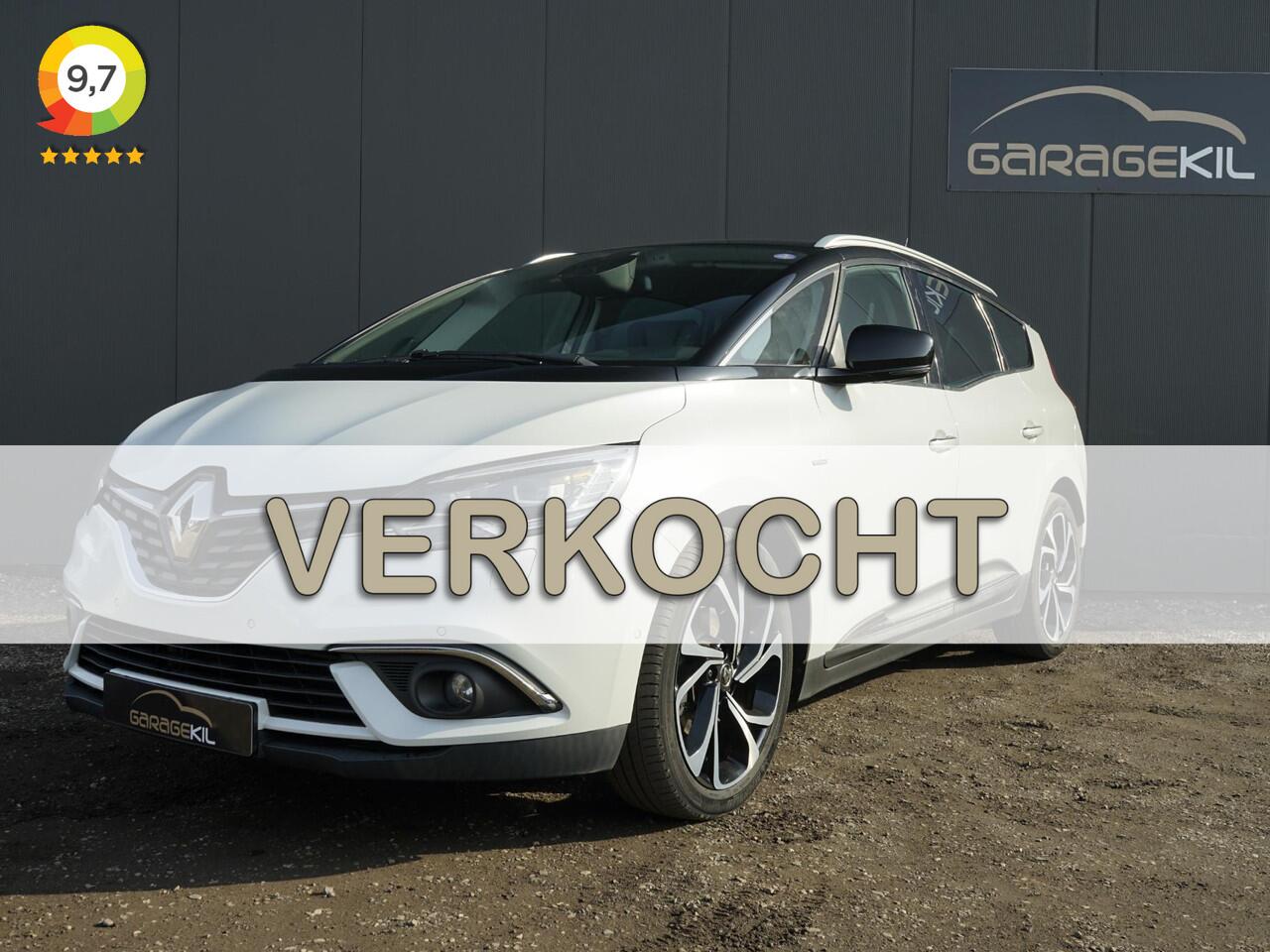 Renault GRAND SCENIC 1.3 TCe Bose 7p. Orig. NL / Dealer onderh. / AUTOMAAT / Easy Life Pack / Trekhaak / Two-Tone / Metallic wit / 7-Persoons / LED