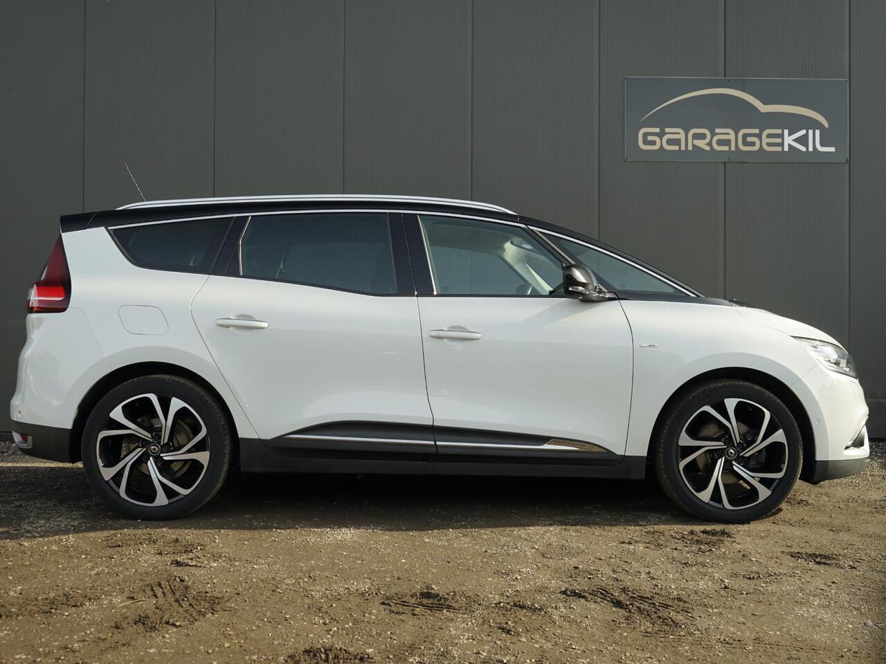 Renault GRAND SCENIC 1.3 TCe Bose 7p. Orig. NL / Dealer onderh. / AUTOMAAT / Easy Life Pack / Trekhaak / Two-Tone / Metallic wit / 7-Persoons / LED