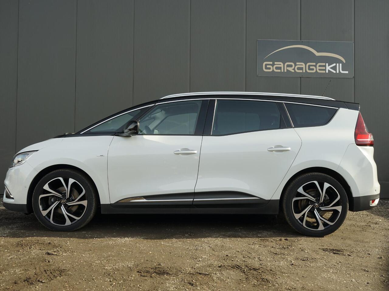 Renault GRAND SCENIC 1.3 TCe Bose 7p. Orig. NL / Dealer onderh. / AUTOMAAT / Easy Life Pack / Trekhaak / Two-Tone / Metallic wit / 7-Persoons / LED