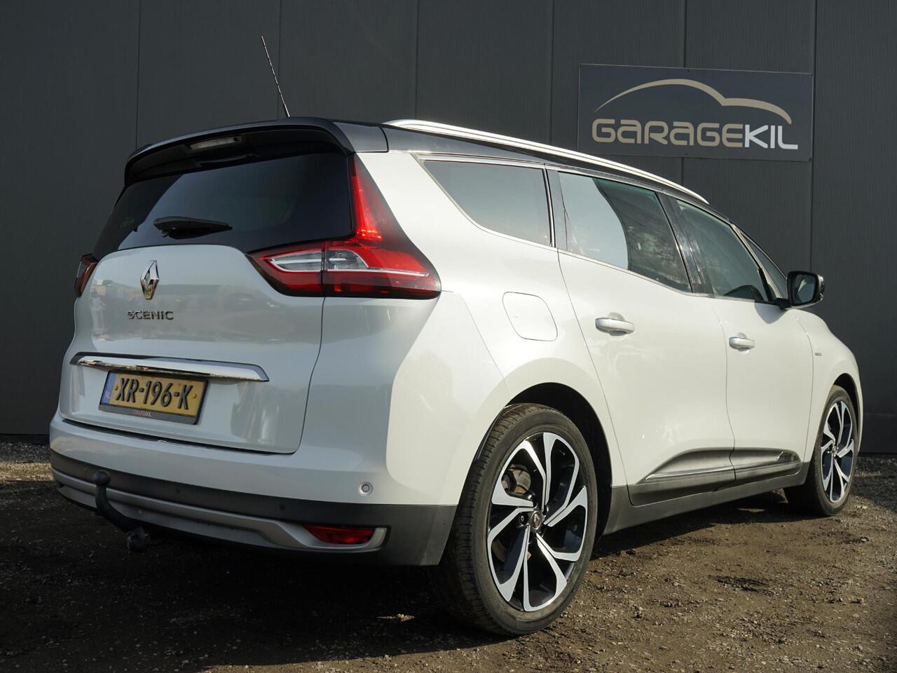 Renault GRAND SCENIC 1.3 TCe Bose 7p. Orig. NL / Dealer onderh. / AUTOMAAT / Easy Life Pack / Trekhaak / Two-Tone / Metallic wit / 7-Persoons / LED