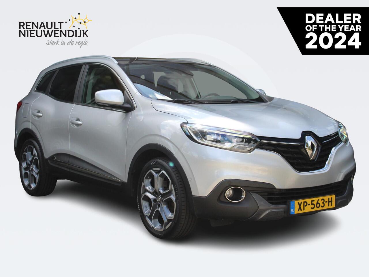 Renault KADJAR 1.2 TCe 130 Intens AUTOMAAT / TREKHAAK / DEALER OND. / PANODAK / NAVI / LED / PDC V+A / CAMERA / PRIV GLASS / BLINDSPOT / KEYLESS / BLUETOOTH / CRUISE / CLIMATE DUAL ZONE / 19'' LMV