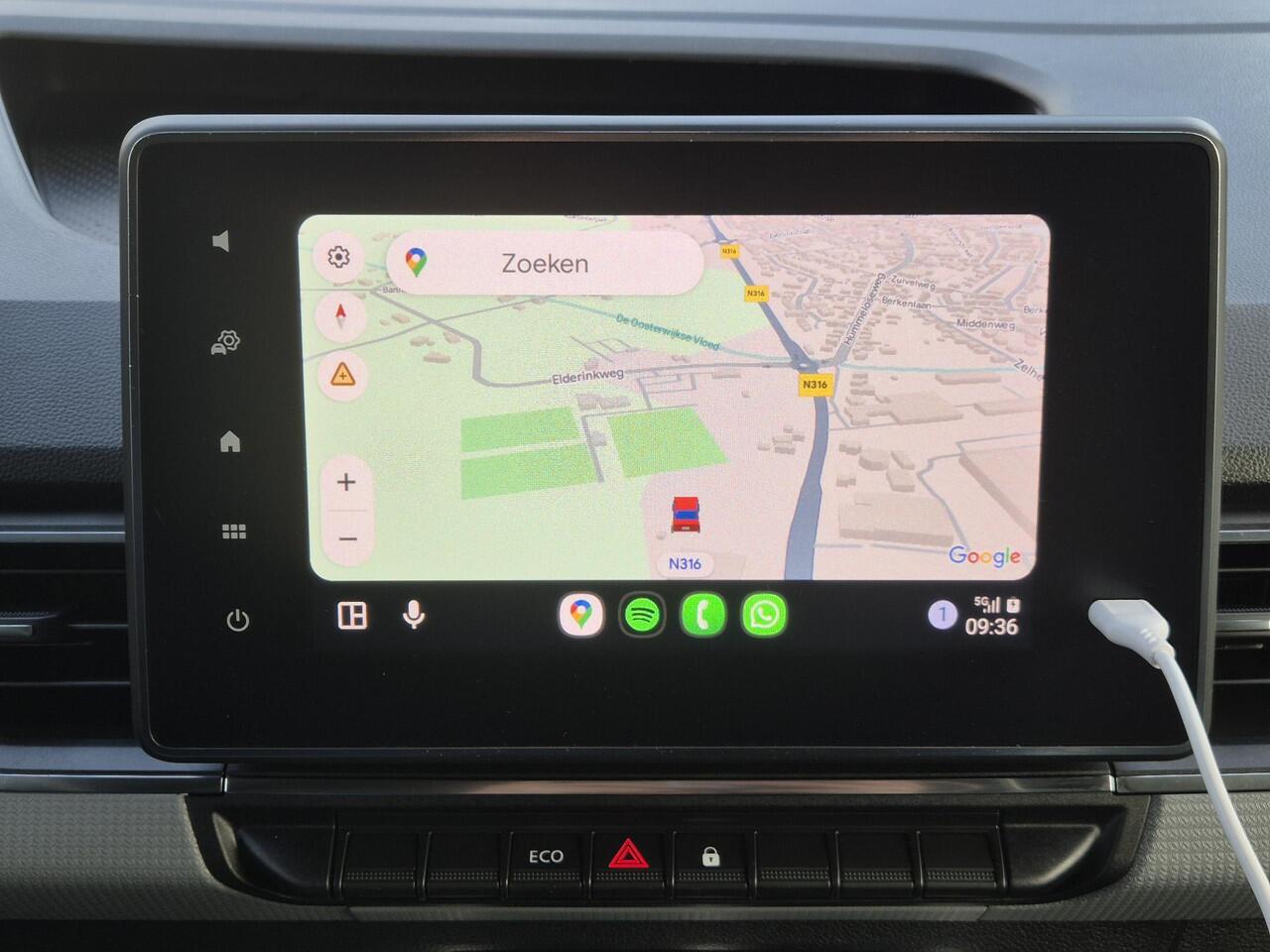 Renault KANGOO E-Tech Advance L1 Open Sesame 44 kWh Automaat / Allseason banden / actieradius 287 km / Navigatiesysteem via Apple Carplay Android Auto / Cruise control / Achterdeuren / Schuifdeur Rechts / Climate control / Parkeersensoren achter /