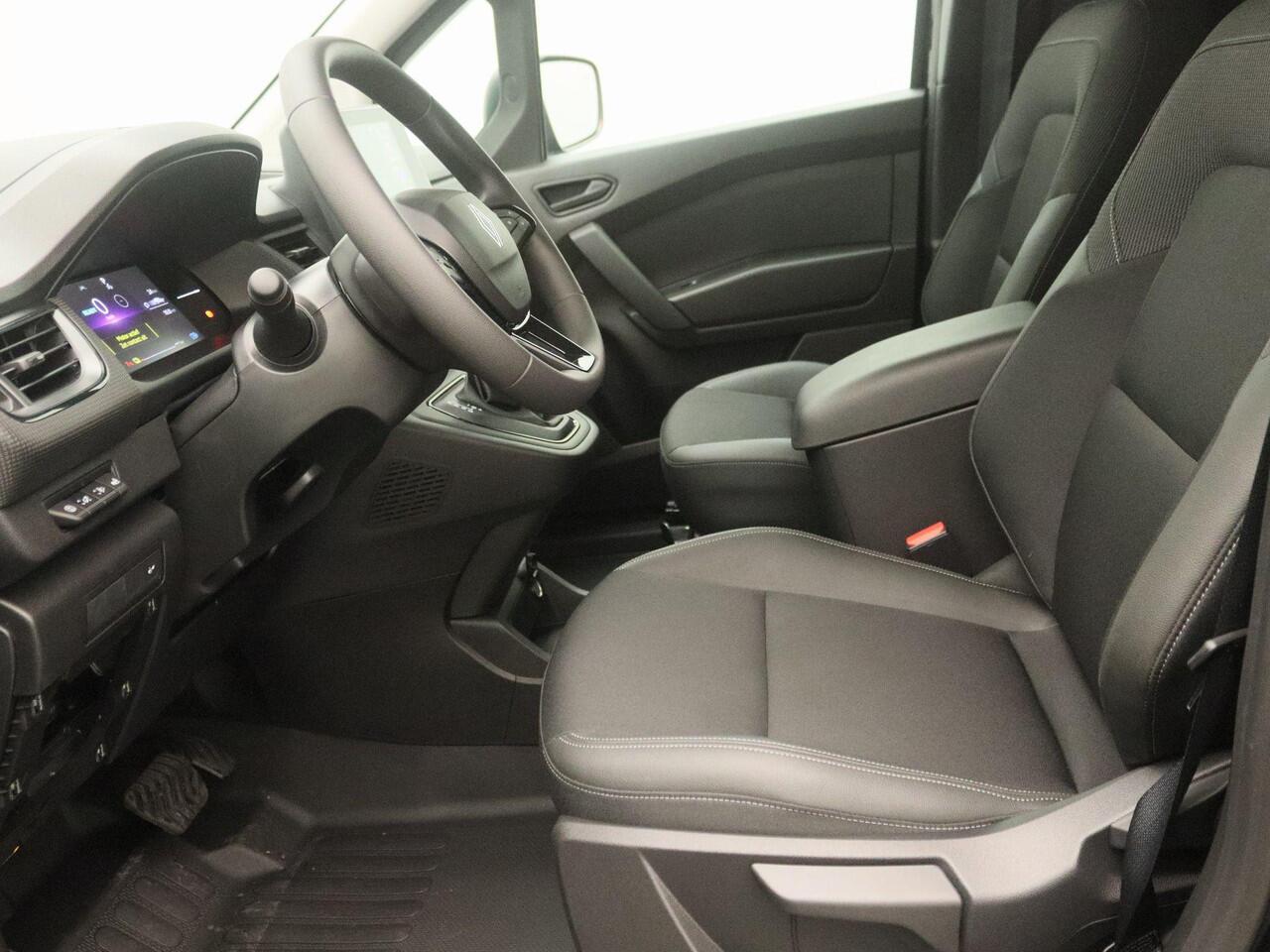 Renault KANGOO E-Tech L2 E-Tech electric 120 pk advance | Climate Control | additionele parkeerhulp en navigatiesysteem | houten laadvloer en zijwandbekleding in de laadruimte | vierseizoensbanden en extended grip | stoelbekleding stof in antraciet met lichte stiksels |