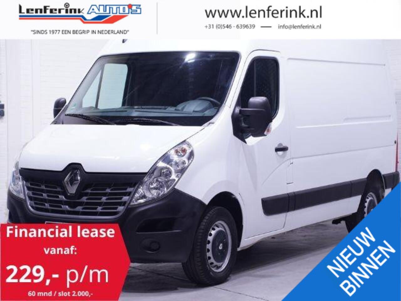 Renault MASTER 2.3 dCi 130 pk L2H2 Navi, Cruise Control Airco, NAP, 1e Eigenaar, 3-Zits