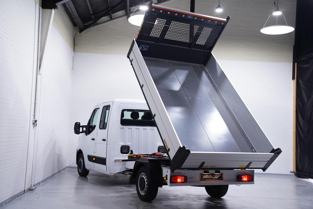 Renault MASTER 2.3 dCi 165 pk Kipper Dubbel Cabine va 449,- p/mnd Airco, Cruise Control, 6-Zits, Nieuw, Direct Leverbaar