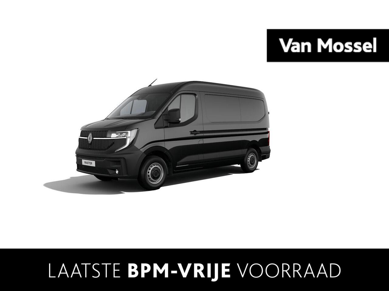 Renault MASTER T35 2.0 dCi 130 L2H2 Advance | Nieuw | BPM-vrij | Rijklaarprijs | openR link navigatiesysteem met 10\" touchscreen | Google-integratie en Google Maps | vierseizoenbanden met spatschermen | trekhaak en op- en ombouw module |houten laadvloer en polypro zijw