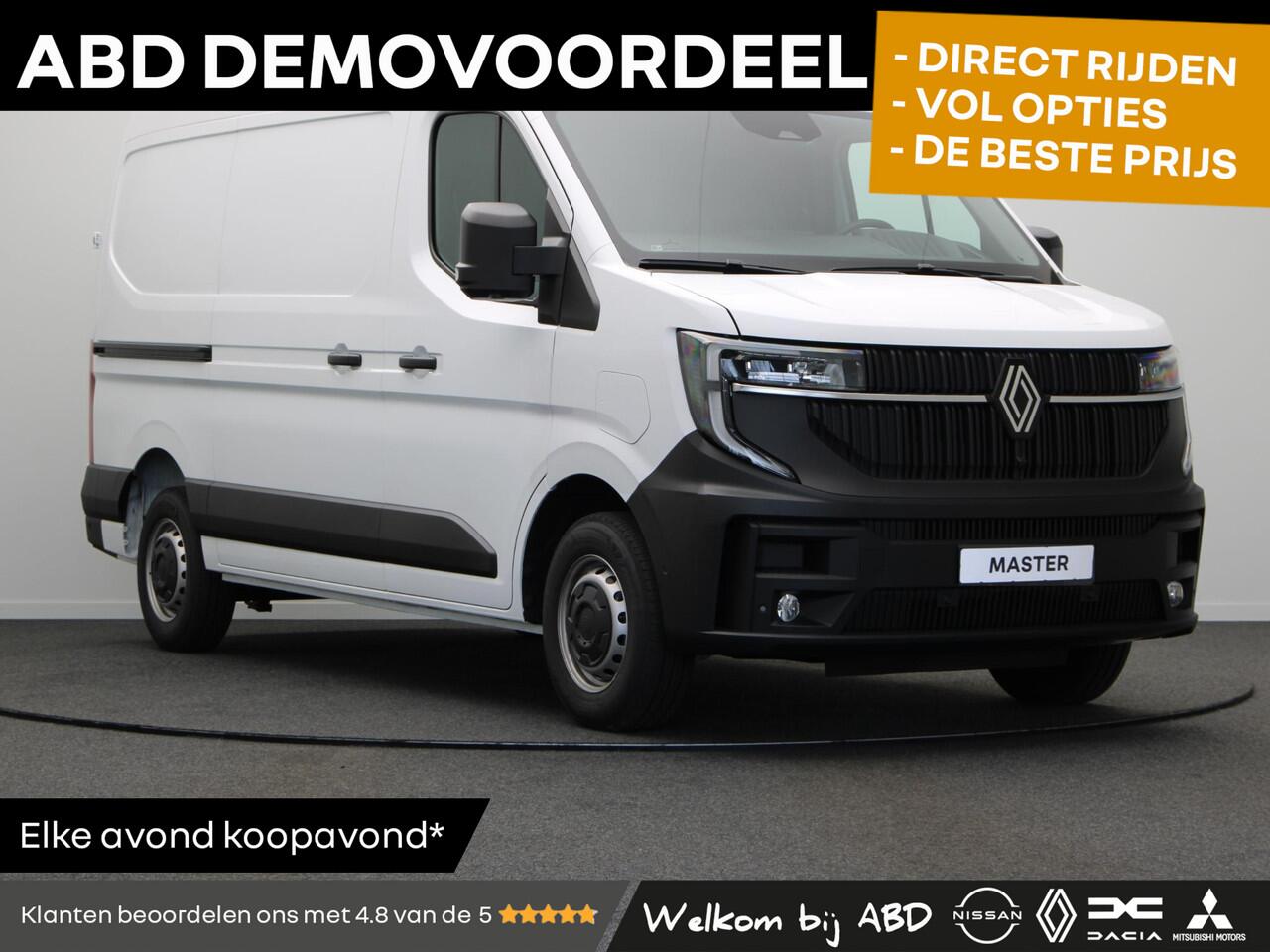 Renault MASTER E-Tech T35 L2H2 Advance long range 87 kWh | Achterdeuren met ramen | Laadruimtebetimmering | Achteruitrijcamera | Elek. verwarmbaar voorruit | Vierseizoenbanden |