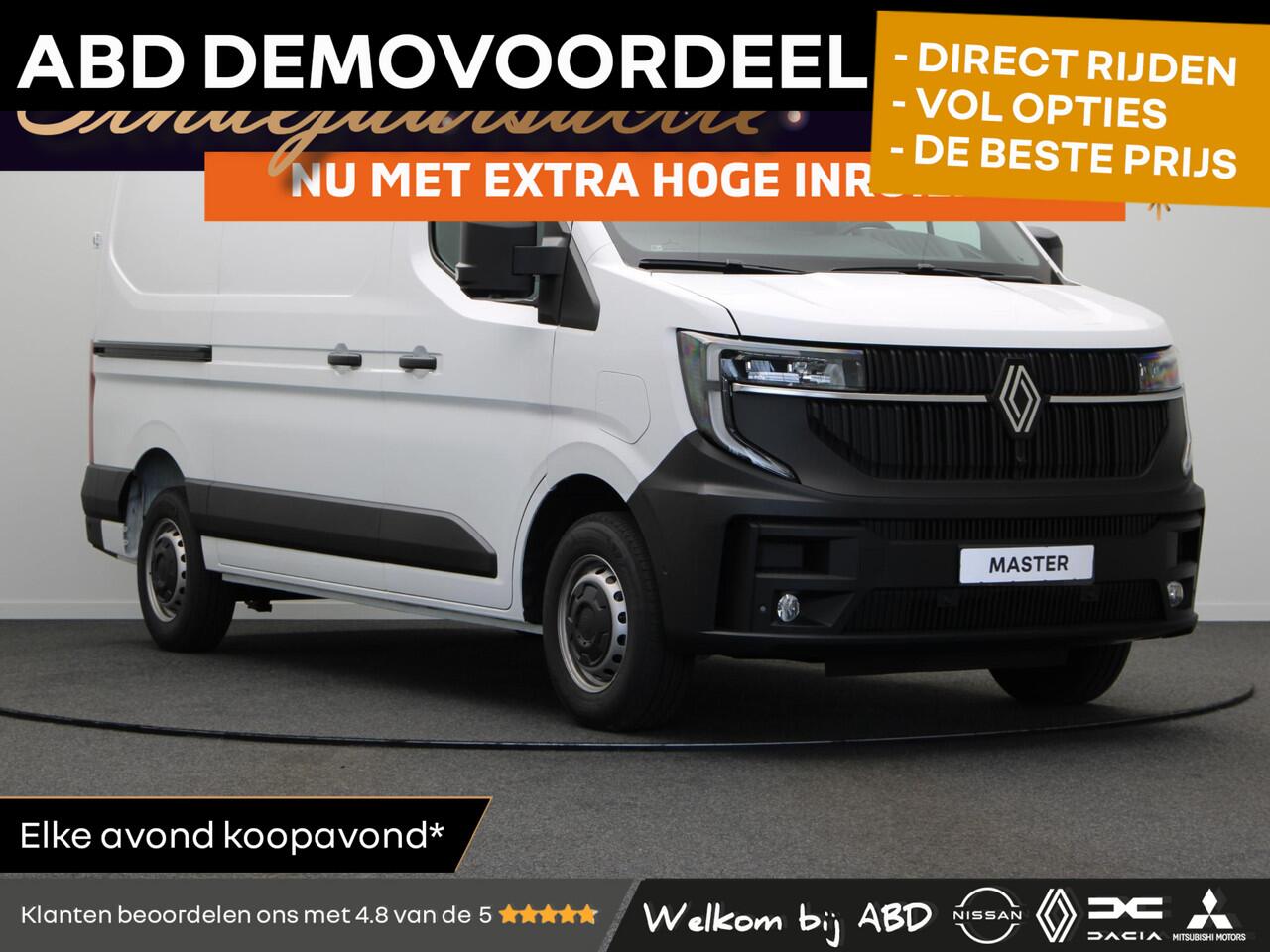 Renault MASTER E-Tech T35 L2H2 Advance long range 87 kWh | Achterdeuren met ramen | Laadruimtebetimmering | Achteruitrijcamera | Elek. verwarmbaar voorruit | Vierseizoenbanden |