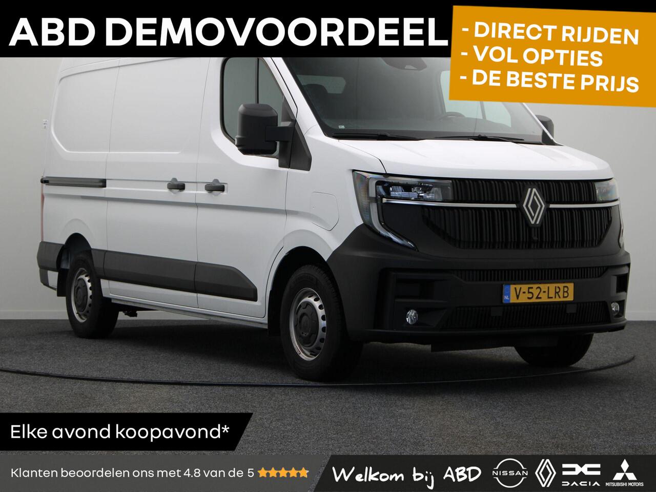 Renault MASTER E-Tech T35 L2H2 Advance long range 87 kWh | Achterdeuren met ramen | Laadruimtebetimmering | Achteruitrijcamera | Elek. verwarmbaar voorruit | Vierseizoenbanden |