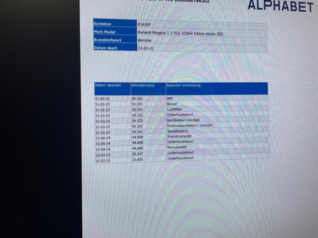 Renault MEGANE Estate 1.3 TCe Intens Automaat - Digitaal Cockpit, Carplay, PDC