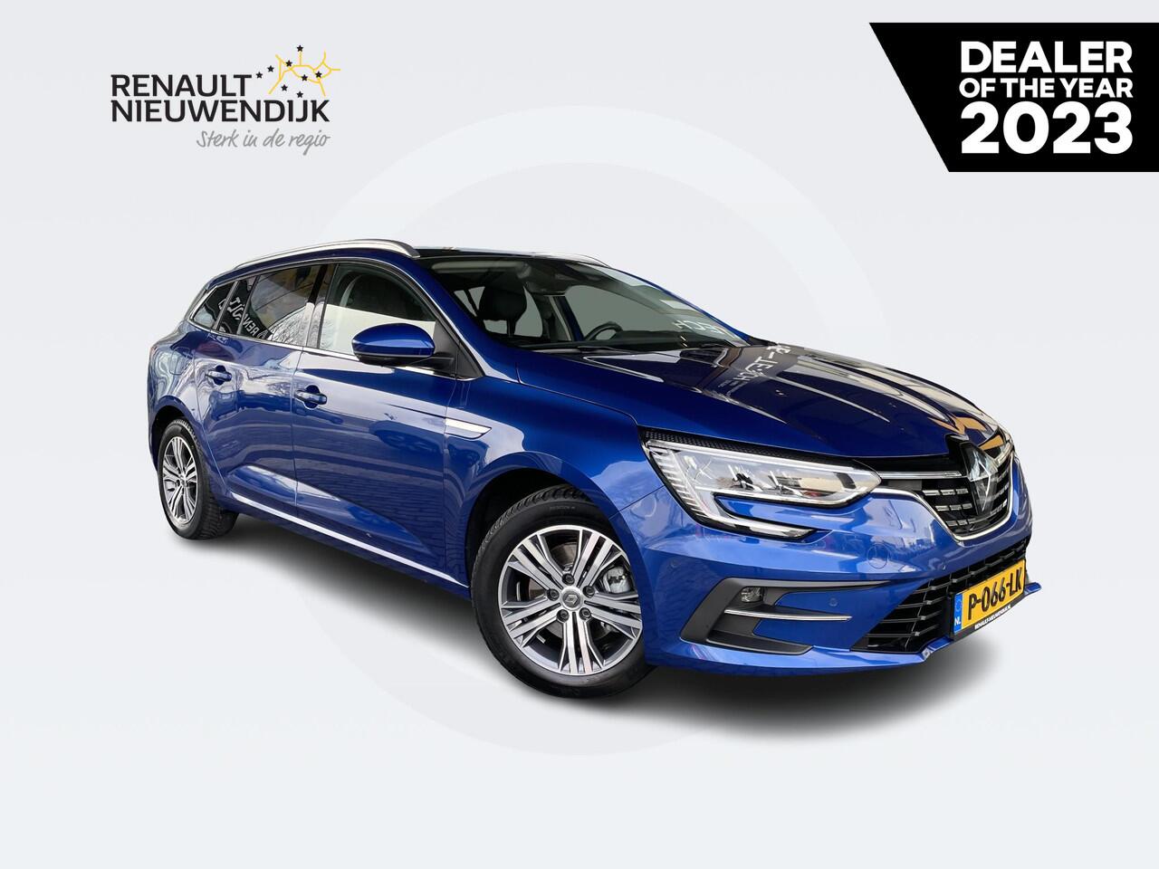 Renault MEGANE Estate 1.6 E-Tech Plug-In Hybrid 160 Intens AUTOMAAT / TREKHAAK / APPLE CARPLAY EN ANDROID AUTO / NAVIGATIE / PARKEERSENSOREN / PARKEERCAMERA / AIRCO / ADAPTIEVE CRUISE CONTROL / SCHUIFDAK / DEALER ONDERHOUDEN!