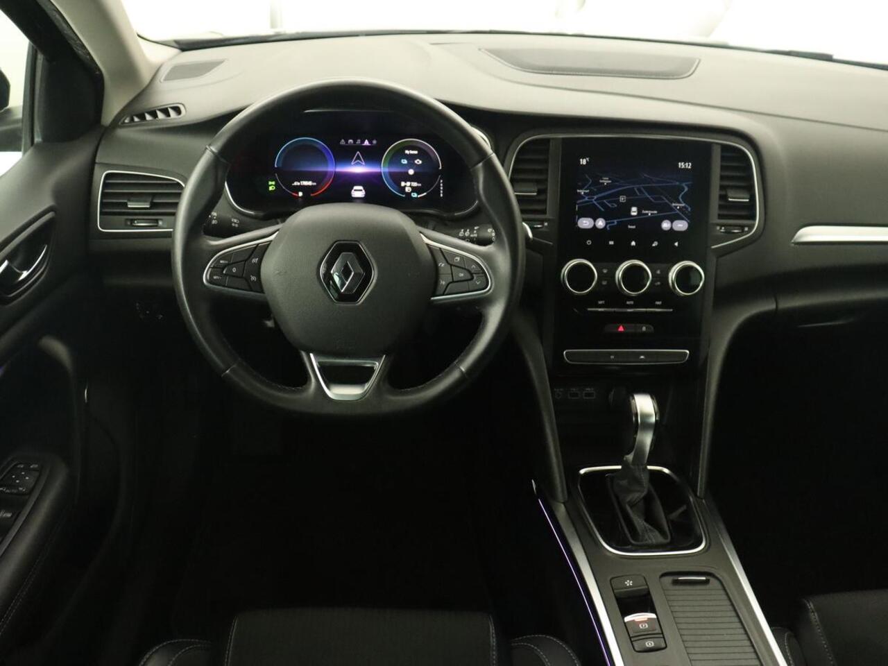 Renault MEGANE 1.6 E-Tech Plug-In Hybrid 160 Intens | Half leder | Carplay | Full LED | Keyless | Navigatie | Parkeerhulp | Cruise control | Sfeerverlichting | Climate control