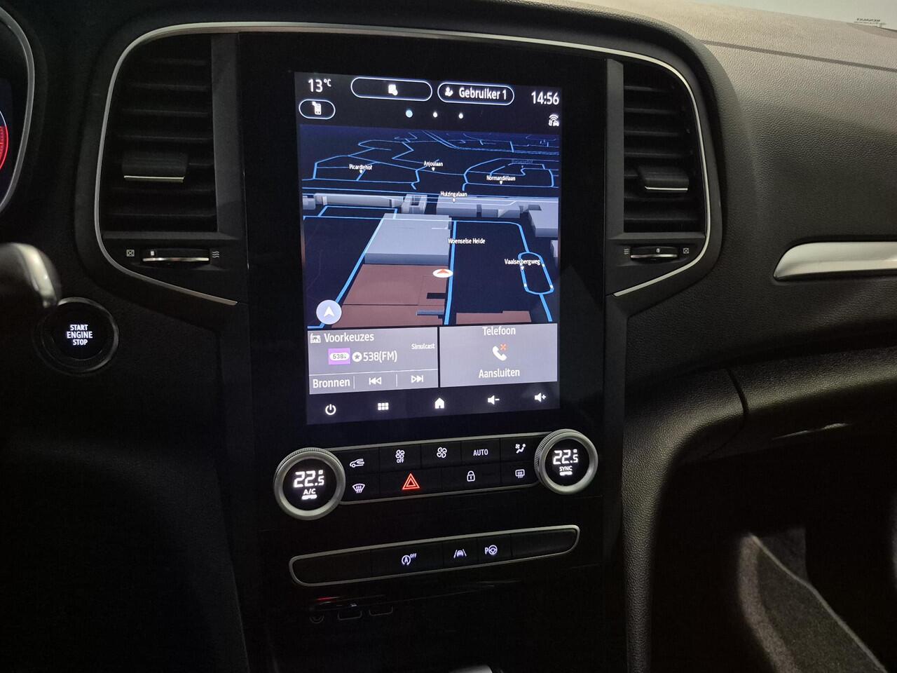 Renault MEGANE Estate 1.3 TCe 140 Techno 360 gr camera | Navigatie | L.m. Velgen