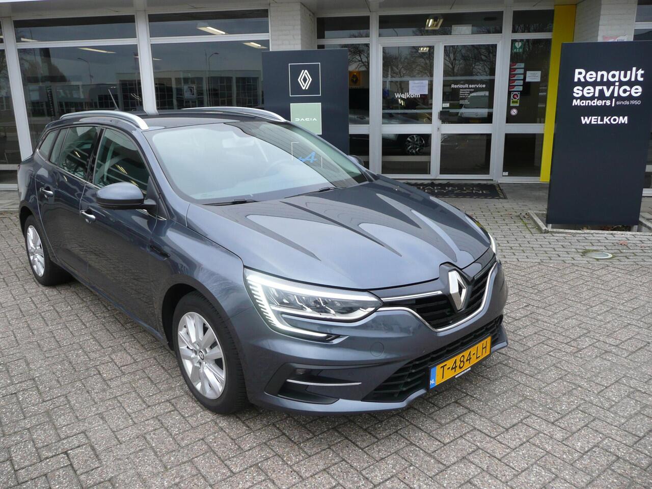 Renault MEGANE Estate 1.3 TCe 140 PARK ASSIST V + A/ NAVIGATIE AF FABRIEK EN DRAADLOZE APPLE CAR PLAY/ANDROID AUTO/ FULL LED + MISTLAMP LED VERLICHTING/ DAKRAILS SATIJN/ 4-SEIZOENS BANDEN/ ETC.. DEALER ONDERHOUDEN. RIJKLAAR!