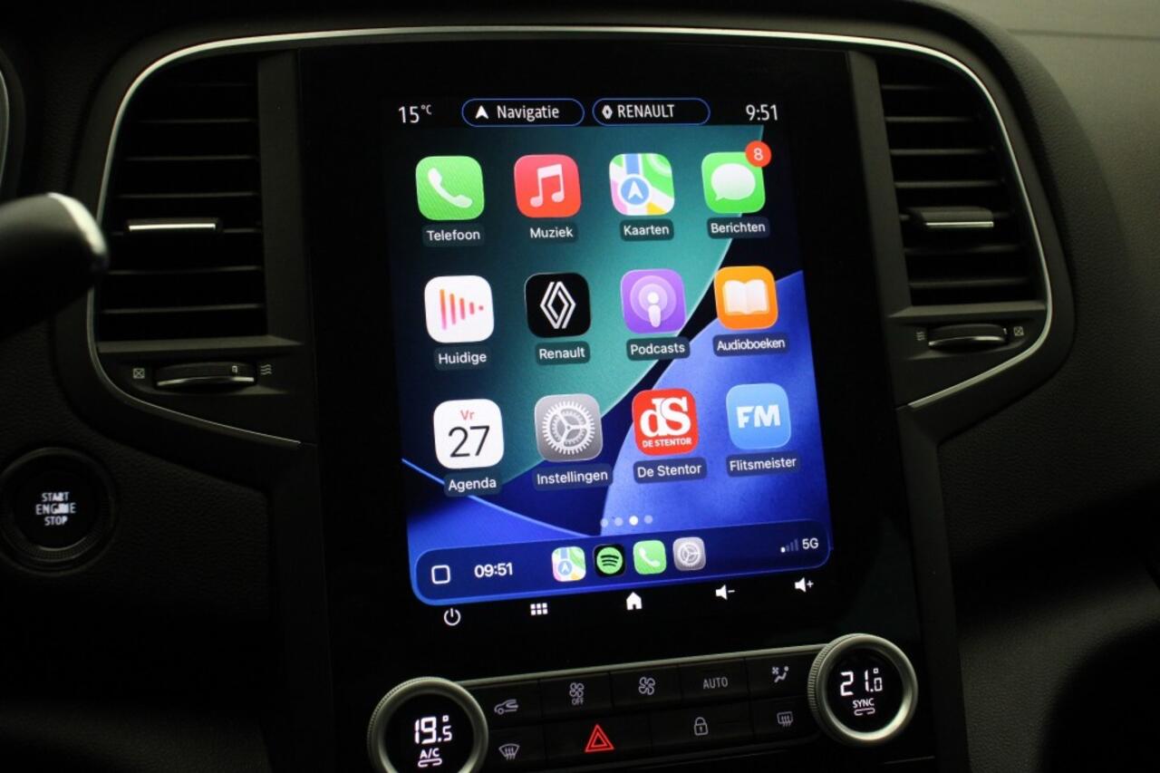 Renault MEGANE Estate 1.3 TCe 140 Techno Automaat - Digitaal Cockpit, Carplay, Camera, Half Leer, Trekhaak