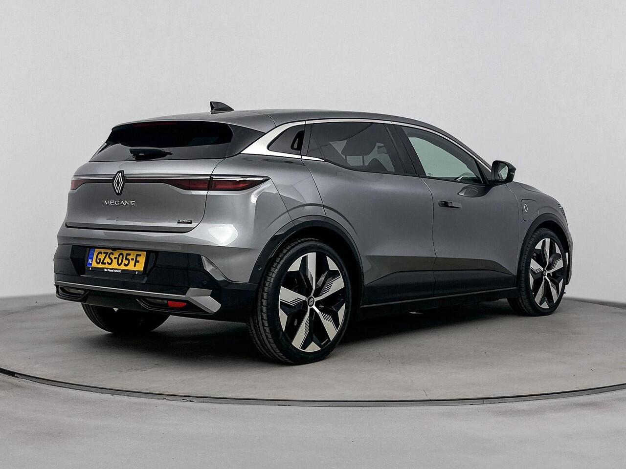 Renault MEGANE E-Tech Comfort Range Techno 60 kWh 220PK | Pack Augmented Vision & Advanced Driving Assist | Pack Winter | Adaptive Cruise Control | Apple CarPlay/Android Auto | Climate Control | Draadloze Oplader | Full LED | Keyless | Voorverwarmingsfunctie | Warmtepom