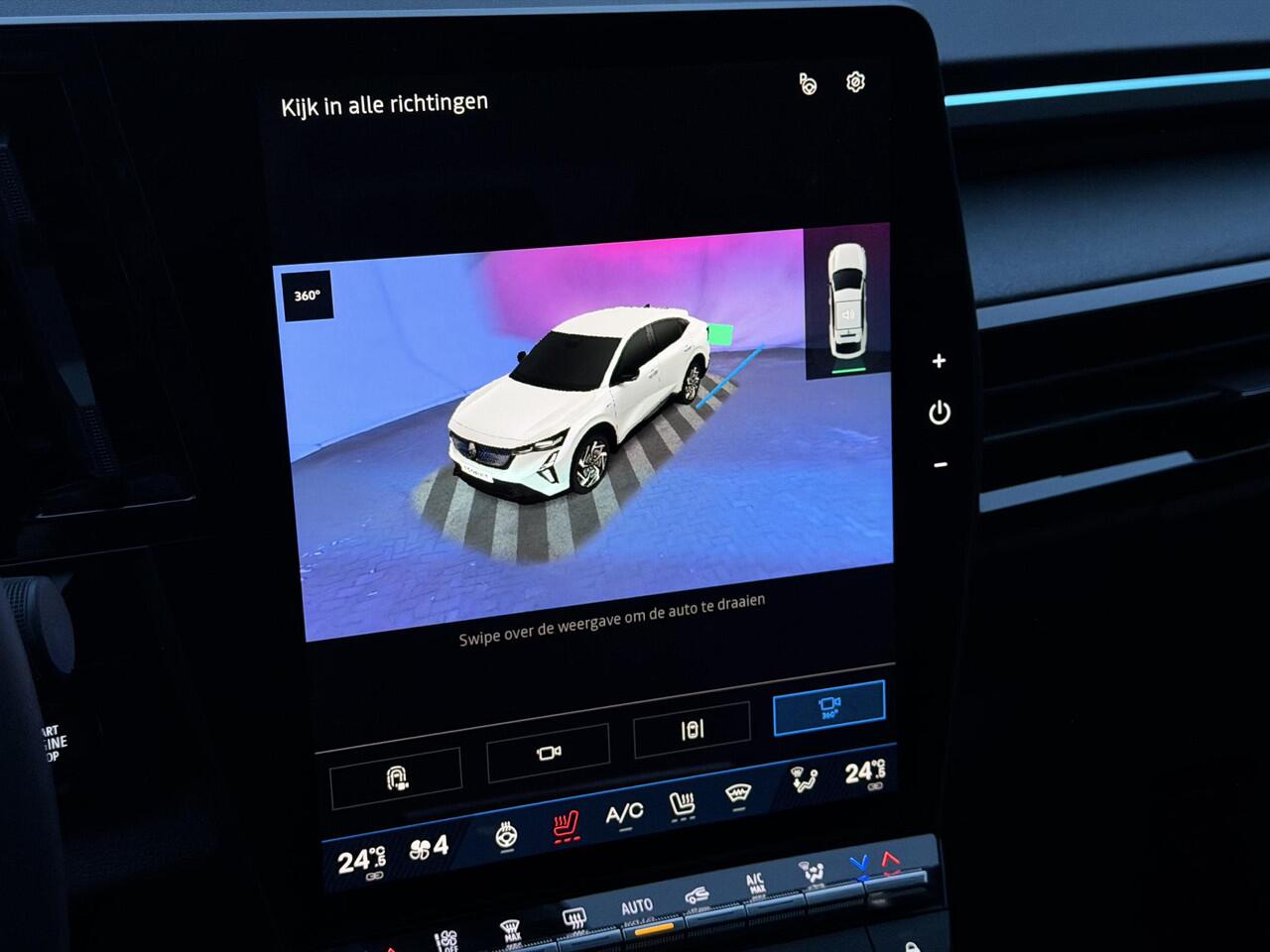 Renault Rafale E-Tech 4x4 plug-in full hybrid 300 esprit Alpine / Fabrieksgarantie tot 04-2027 / PANO / EAER 98 km / Panoramadak variabele transparantie / HUD / Camera 360° / Elektrische klep / Navigatie / Apple Carplay Android / Stuur & stoel en voorruitverwarming / Ad