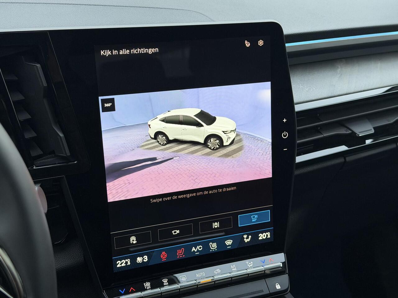 Renault Rafale E-Tech 4x4 plug-in hybrid 300 esprit Alpine / Fabrieksgarantie tot 04-2027 / Panoramadak / HUD / 360 Camera / Stoel & Stuurwiel Verwarmd / 4 Control / Apple Carplay & Android Auto / Adpatieve Cruise / Clima / LED / DAB /