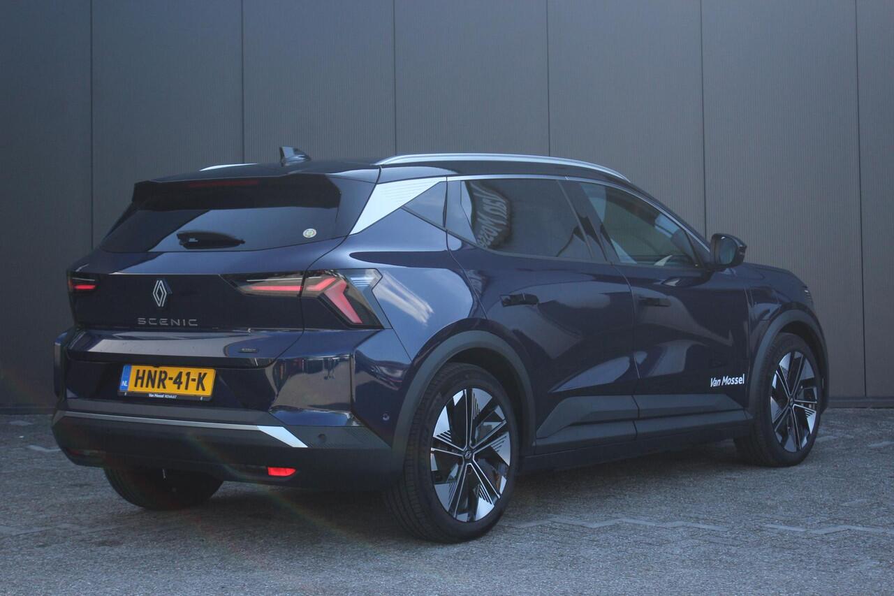 Renault SCENIC E-Tech EV87 220Pk long range Techno | Navigatie Via Google | Apple & Android Carplay | Parkeersensoren Voor & Achter | Achteruitrijcamera | Climate Control | Privacy Glass | Keyless Entry | Solarbay Panorama Dak |