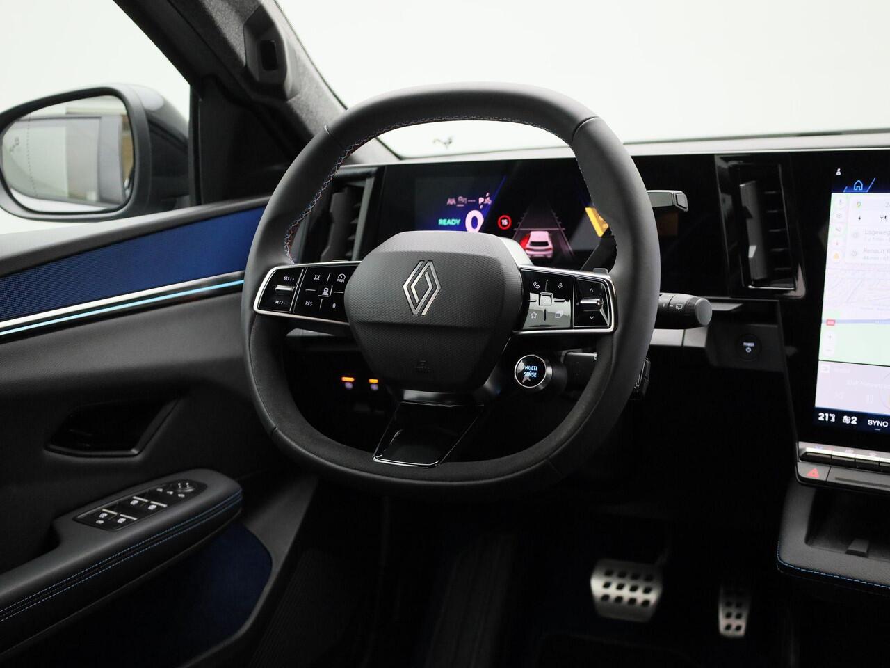 Renault SCENIC E-Tech EV87 long range esprit Alpine | Pack Advanced Driving Assist & Augmented Vision | Stoel- & Stuurwielverwarming | Elektrische Stoelen incl. Geheugen- & Massagefunctie | Android Automotive | 20" LMV 'Speedway' | LED-Verlichting | Keyless