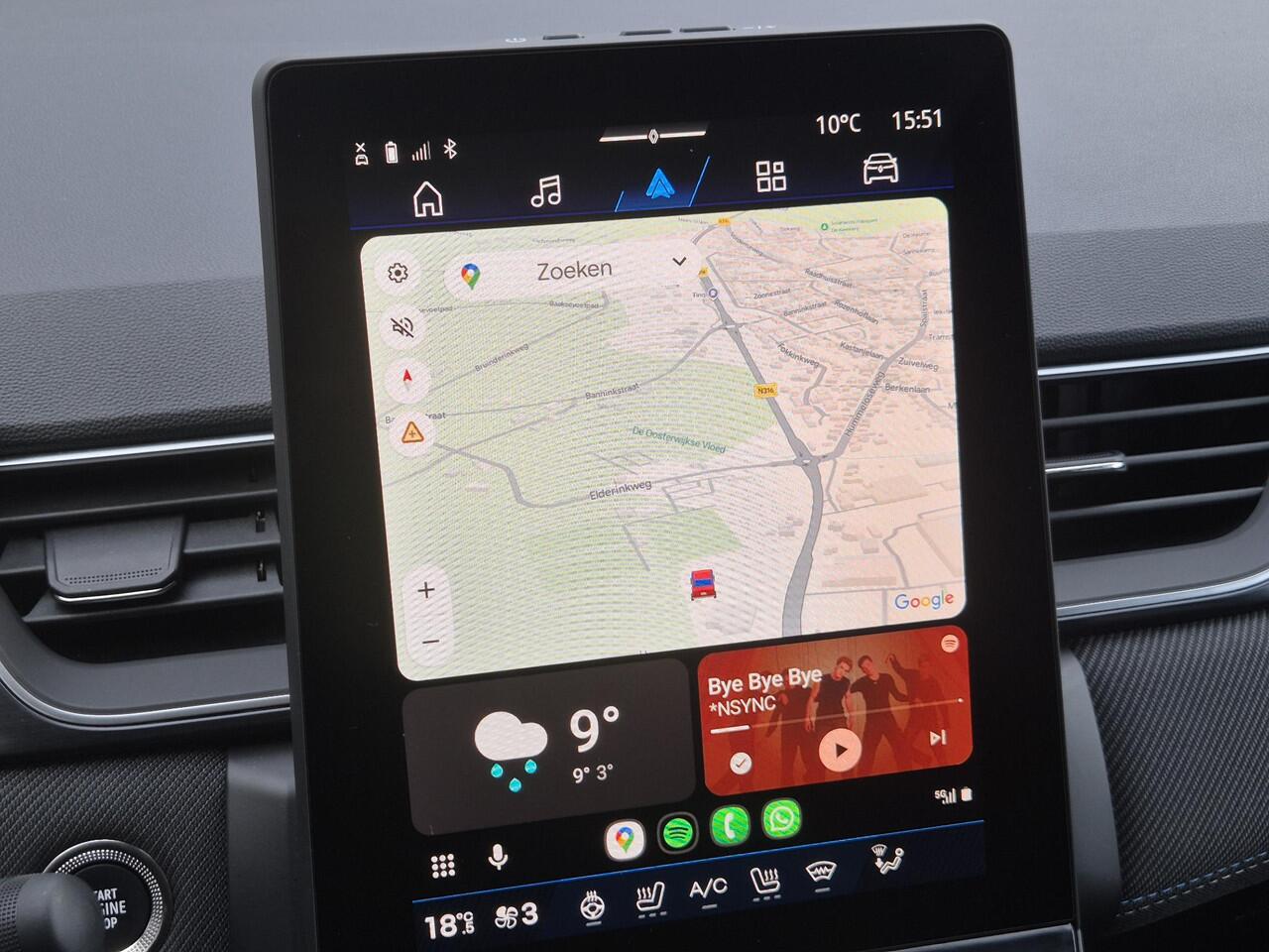 Renault Symbioz 1.6 E-Tech full hybrid 145 esprit Alpine Automaat / Fabrieksgarantie tot 05-2027 / All season banden / Pack Driving & Comfort Premium / panoramadak / Rondomzicht camera / Elektrische achterklep / Adaptief cruise control / Apple Carplay Android Auto /