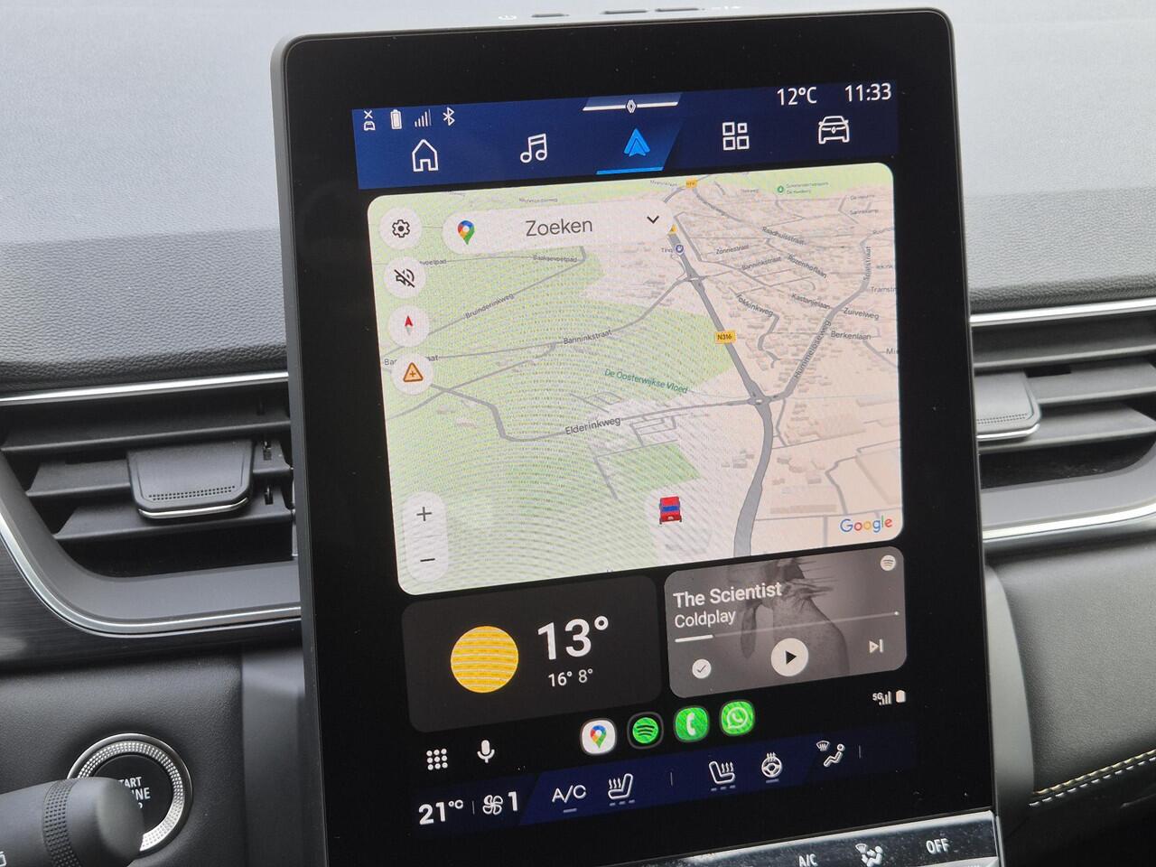 Renault Symbioz 1.6 E-Tech full hybrid 145 iconic Automaat / Fabrieksgarantie tot 04-2027 / All season banden / Stuur- & Stoelverwarming / Rondomzicht camera / Adaptief cruise control / Elektrische achterklep / Apple Carplay Android Auto /