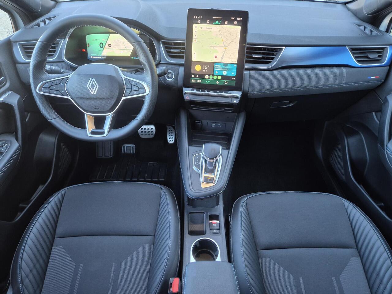 Renault Symbioz 1.6 E-Tech full hybrid 145 esprit Alpine / Fabrieksgarantie tot 04-2027 / Adaptief cruise control / Apple Carplay Android Auto / Achteruitrijcamera / Stuurverwarming / Keyless Entry/Start / Draadloze telefoon lader / Climate control / Parkeersensoren voor