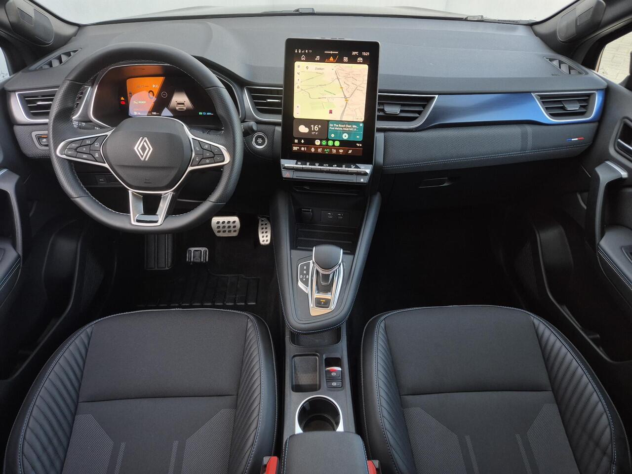 Renault Symbioz E-Tech 1.6 Full Hybrid 145 Esprit Alpine Automaat / Fabrieksgarantie tot 05-2027 / All season banden / Pack Driving & Comfort Premium / panoramadak / Rondomzicht camera / Elektrische achterklep / Adaptief cruise control / Apple Carplay Android Auto /