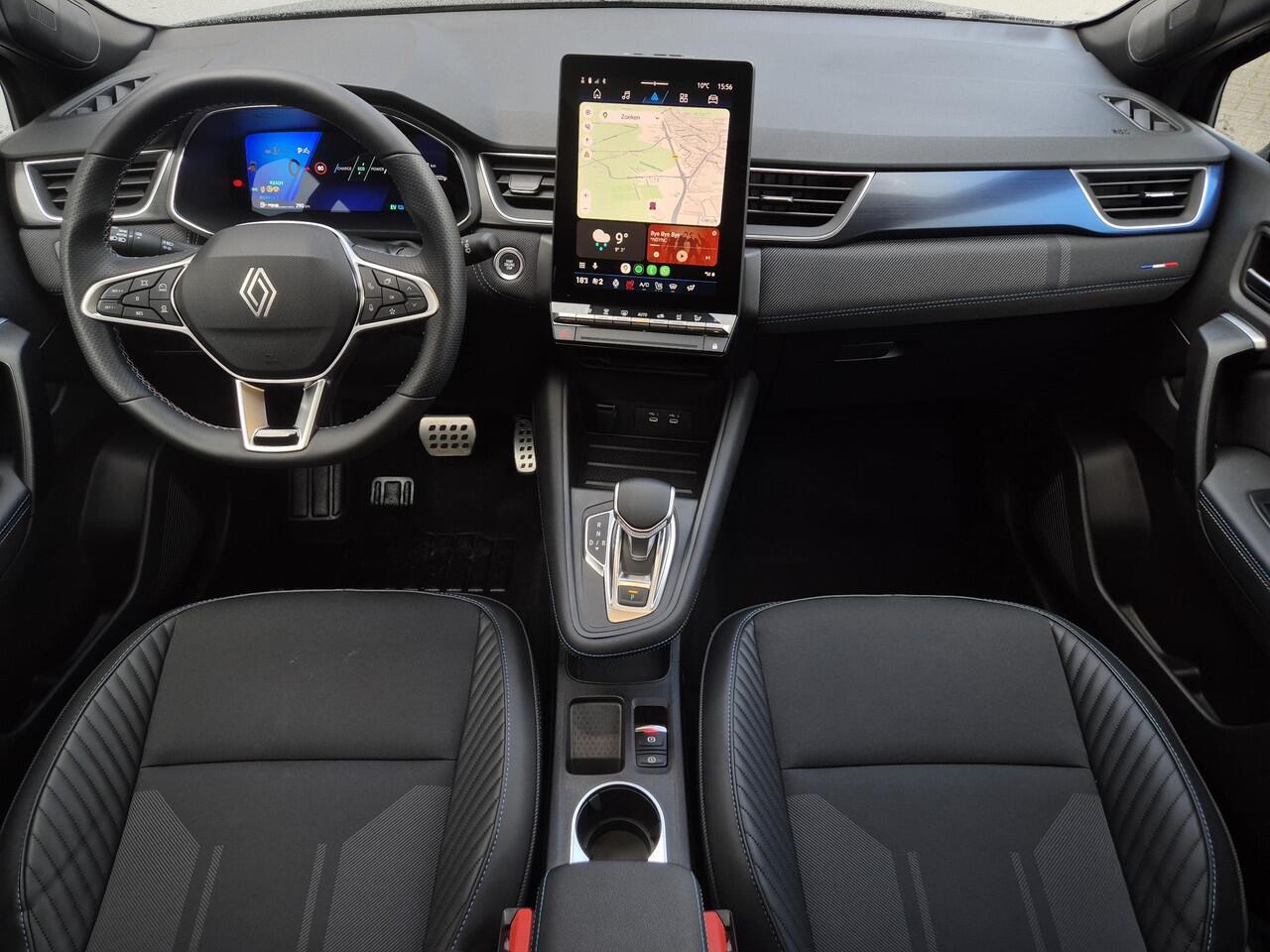 Renault Symbioz 1.6 E-Tech full hybrid 145 esprit Alpine Automaat / Panoramadak / Fabrieksgarantie tot 05-2027 / Elektr. Stoelen / Stoel & Stuurwiel Verwarming / Adaptieve Cruise Control / 360 Camera / Navigatie / Apple Carplay & Android Auto / Elektrisch bedienbare ach