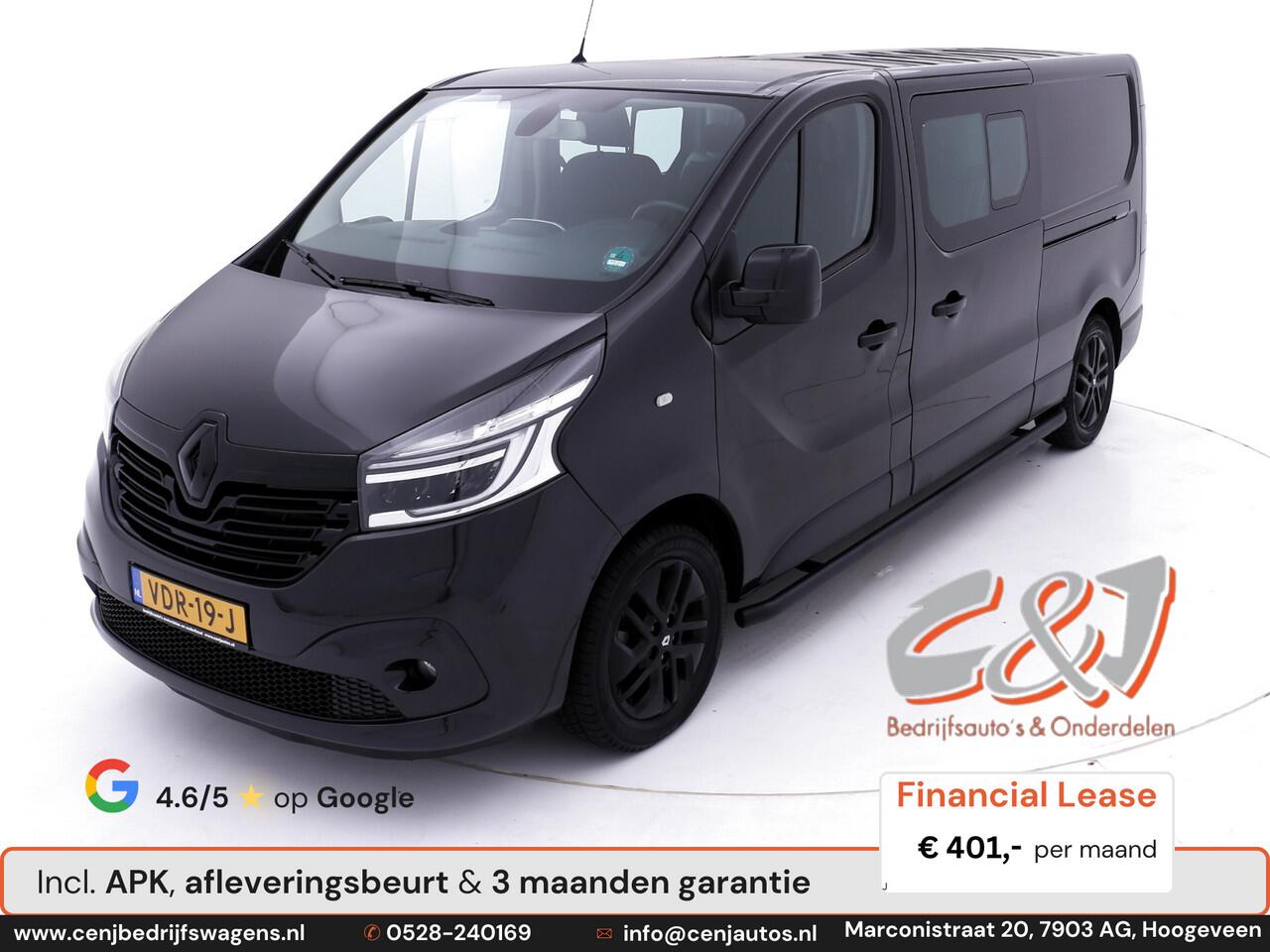 Renault TRAFIC 2.0 dCi 145 T30 L2H1 luxe black line airco cruise navigatie lease 401,- p/md