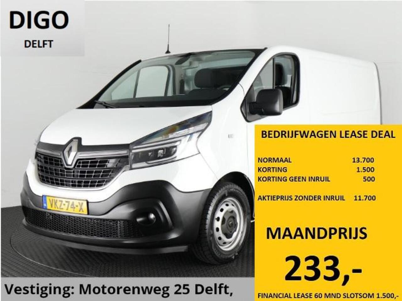 Renault TRAFIC 2.0 DCI T29 L1H1 COMFORT NAVIGATIE (EX BTW) CAMERA CRUISE .BETIMMERING