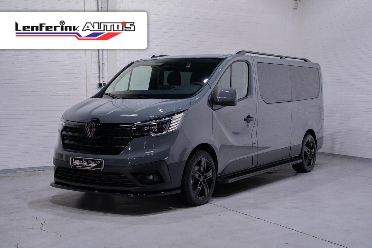 Renault TRAFIC 2.0 DCi 130 pk Dubbel Cabine Black&Grey Airco, Camera, 18" LMV, Spoiler V+A, LED Koplampen, Zwarte Grille, 6-Zits