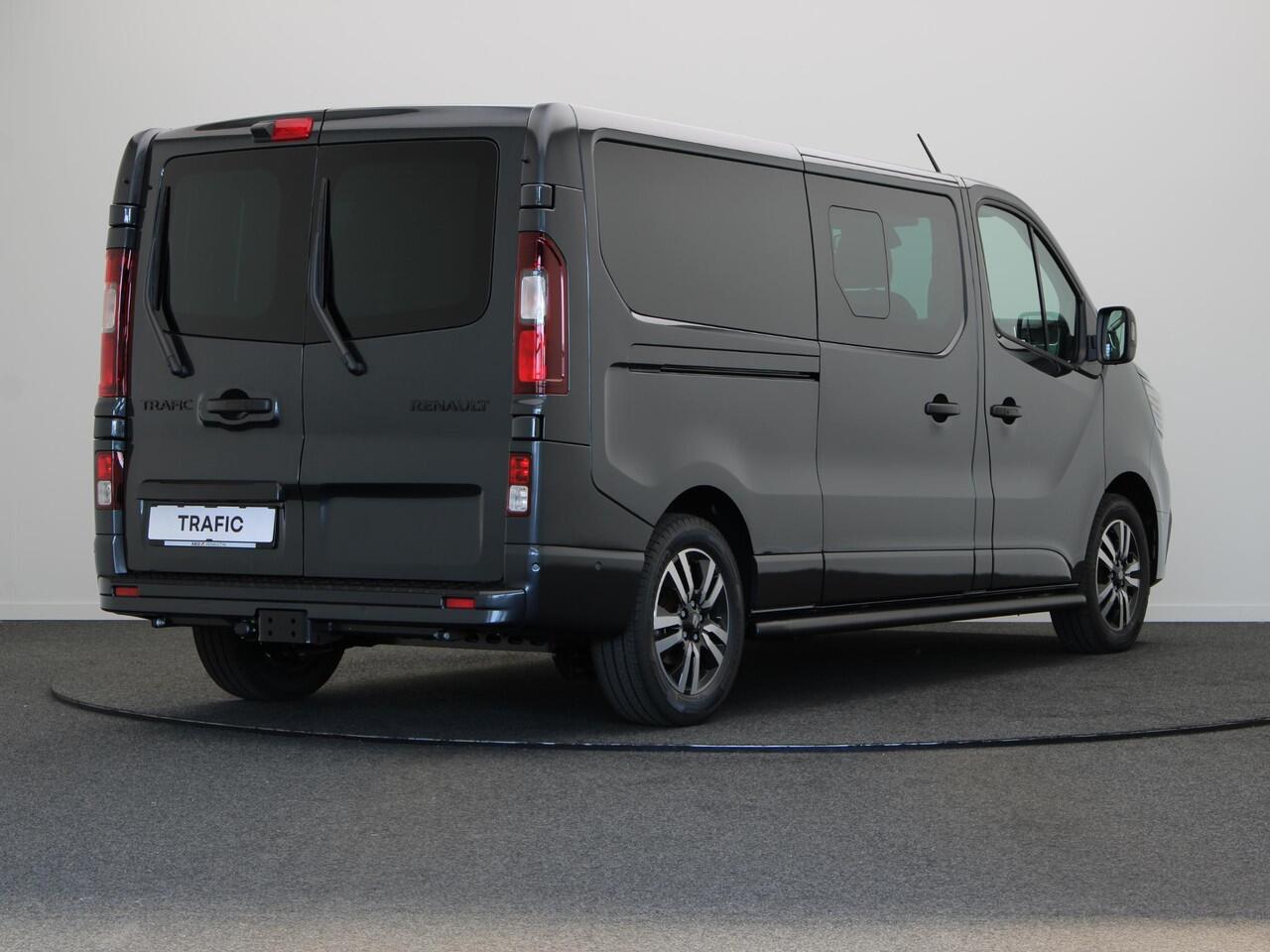 Renault TRAFIC 2.0 dCi EDC 170pk T29 L2H1 Extra DC | Dubbel cabine | Anniversary | Sidebars | Zwarte logo's | Glasslook |