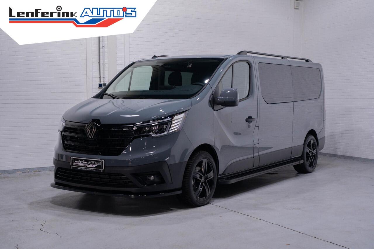 Renault TRAFIC 2.0 DCi 130 pk Dubbel Cabine Black&Grey Airco, Camera, 18" LMV, Spoiler V+A, LED Koplampen, Zwarte Grille, 6-Zits