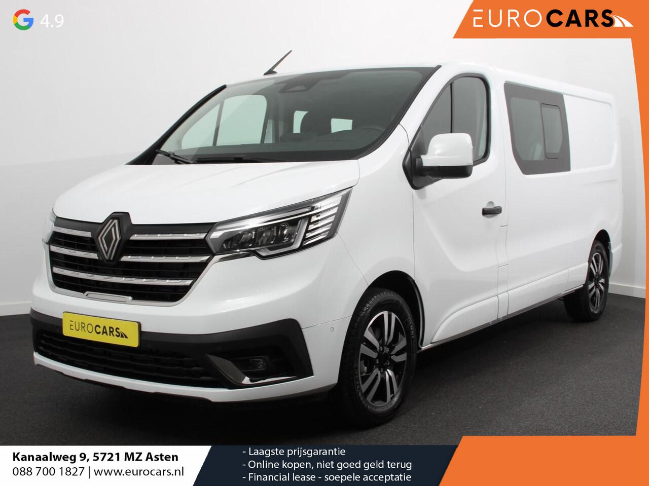 Renault TRAFIC 2.0 150PK Automaat L2H1 Advance Dubbele Cabine Navigatie Airco Lichtmetalen velgen Betimmering Trekhaak Camera Parkeer sensoren Dab