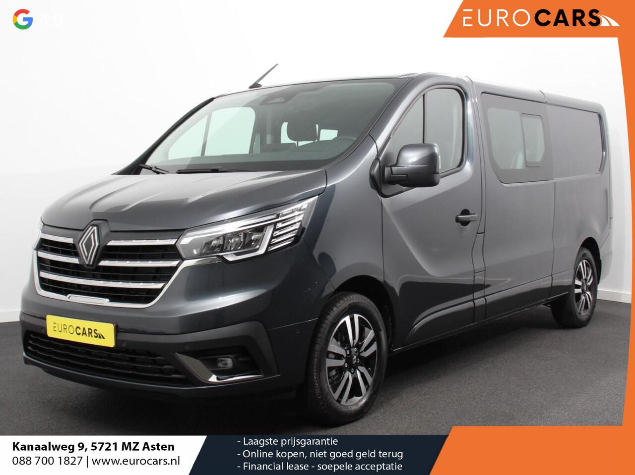 Renault TRAFIC 2.0 Blue dCi 150 Automaat L2H1 Adv. Dubbele Cabine Navigatie Airco Lichtmetalen velgen Betimmering Trekhaak Camera Parkeer sensoren Dab