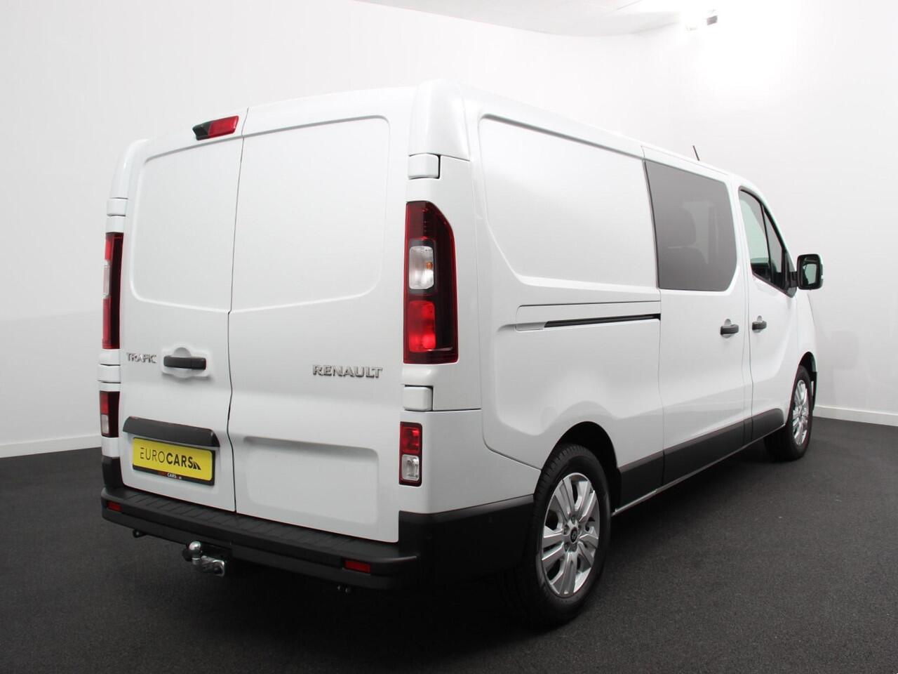 Renault TRAFIC 2.0 Blue dC1 150PK L2H1 Advance Dubbele Cabine Navigatie Airco Lichtmetalen velgen Betimmering Trekhaak Camera Parkeer sensoren Dab