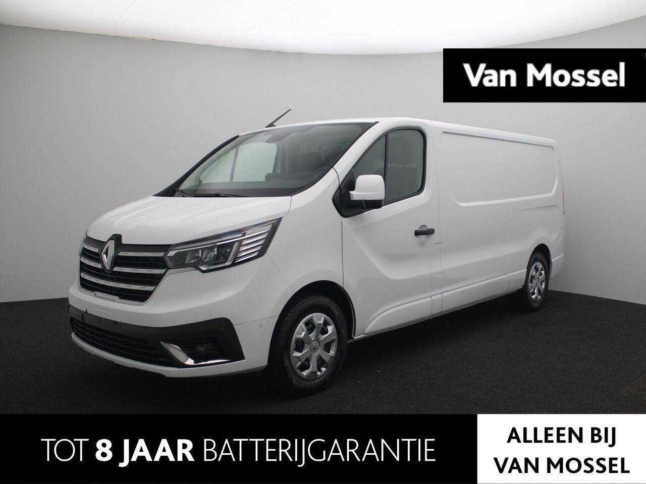 Renault TRAFIC E-Tech L2H1 T29 GB Comfort | Airbag voor passagier | LED-verlichting in de laadruimte | EASY LINK navigatiesysteem | Additionele parkeerhulp | Pack Vision | Stalen wielen 16" met wieldop 'Siras' in zilver |Reservewiel | Renault Handsfree Card |