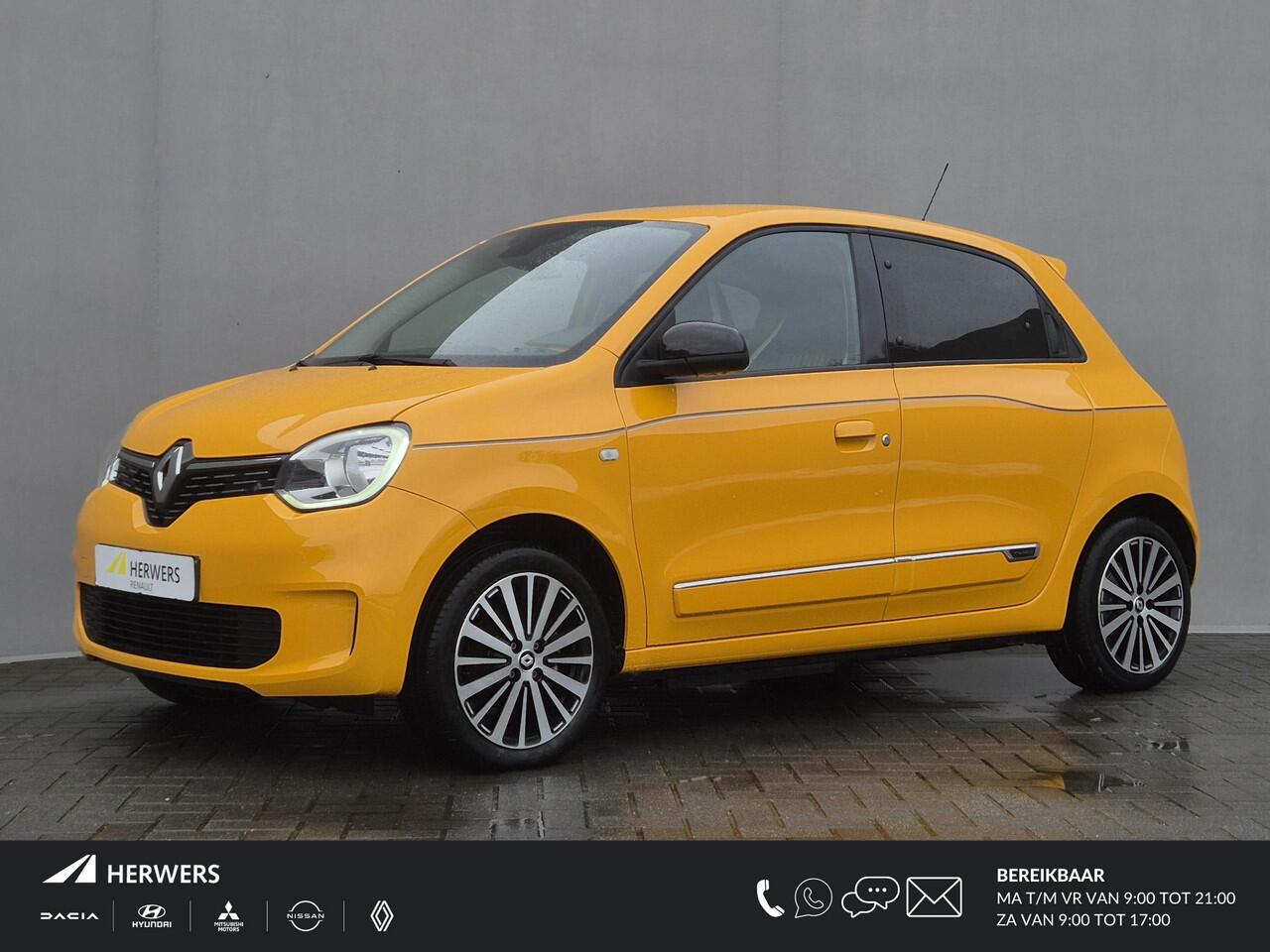 Renault TWINGO Z.E. R80 Série Limitée Vibes / Accu SOH 96,74% / 22kWh WLTP 186 km stad 261 km / Apple Carplay/Android Auto / Cruise control / Achteruitrijcamera / Climate control / Navigatie / Parkeersensoren achter / Lichtmetalen wielen 15" /