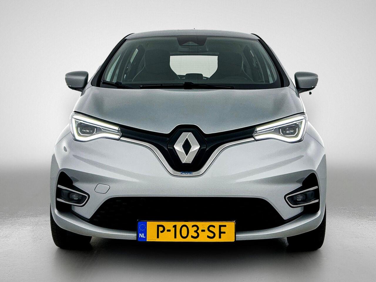 Renault ZOE R135 Intens 135Pk 52 kWh (ex Accu) Huuraccu vanaf ¤ 79,- p.m.| Navigatie | Warmtepomp | Achteruitrijcamera | Dodenhoekdetectie | Cruise & Climate Controle |