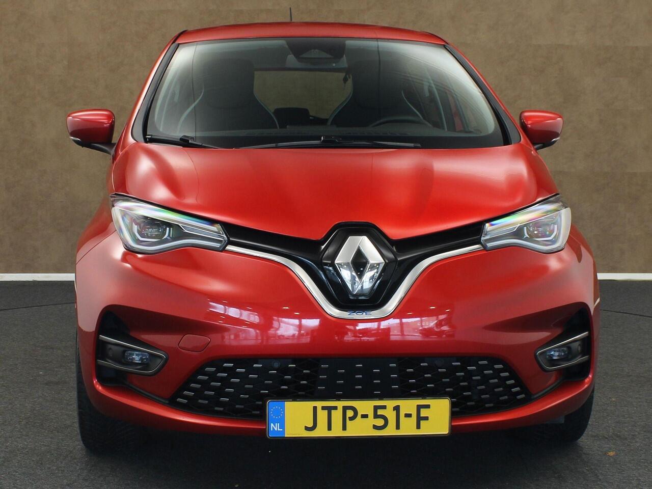 Renault ZOE R135 Intens 52 kWh SOH 90,6% !!!- KOOPACCU - DODEHOEKDETECTIE - ACHTERUITRIJCAMERA - PARKEERSENSOREN VOOR/ACHTER - AIRCO (AUTOMATISCH) - CRUISE CONTROL - APPLE CARPLAY/ANDROID AUTO - KEYLESS ENTRY/START