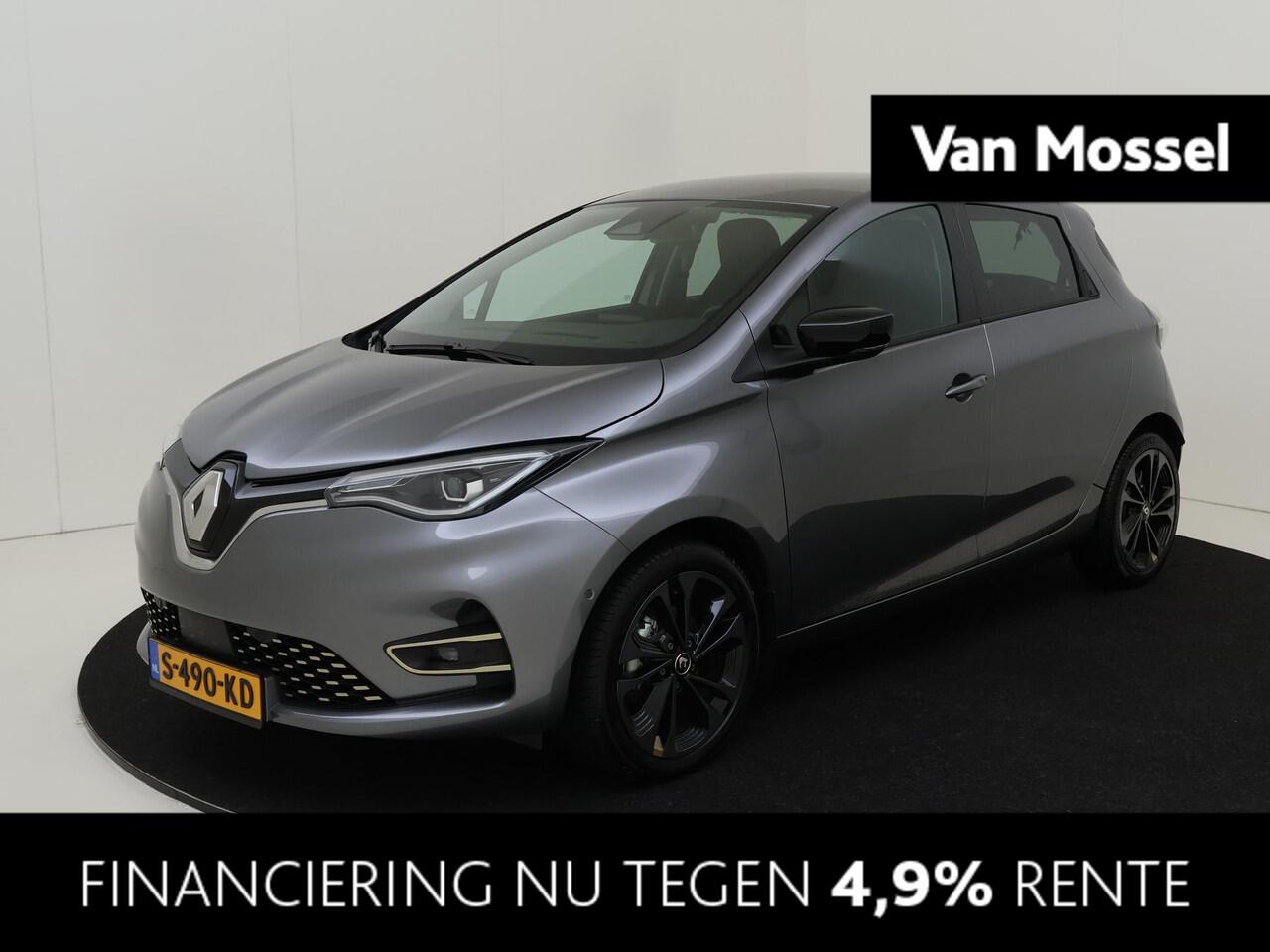 Renault ZOE R135 Iconic 52 kWh inclusief Koopaccu | Navigatie | Lederen bekleding | Android Auto | Apple Carplay | Parkeersensoren | Lichtmatalen Velgen