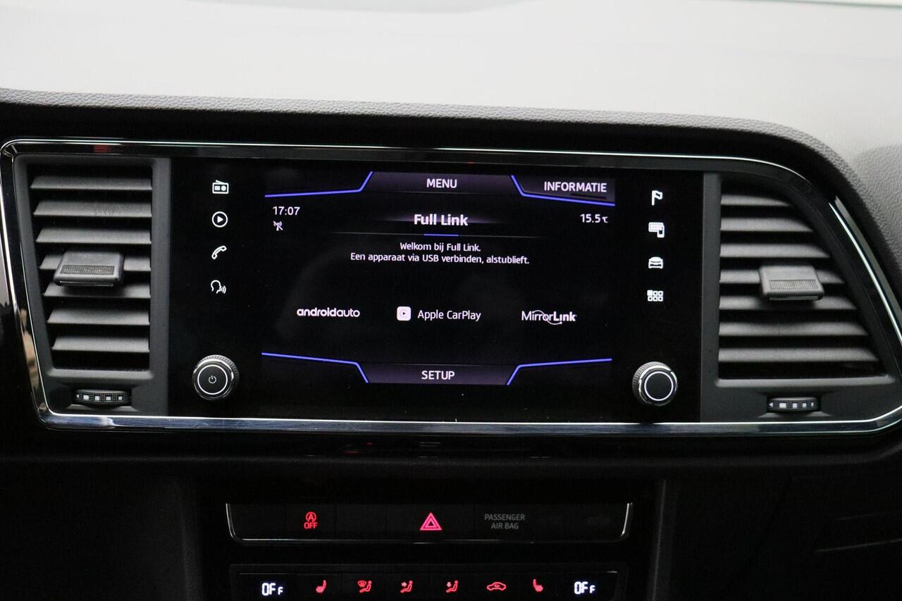 Seat ATECA 1.5 TSI FR Business Intense Black 2020 | LPG | Navigatie | Digitaal Dashboard | Carplay | Stoelverwarming | Stuurwiel Bediening | Cruise Control | 360' Camera | 2 Sleutels | Boekjes