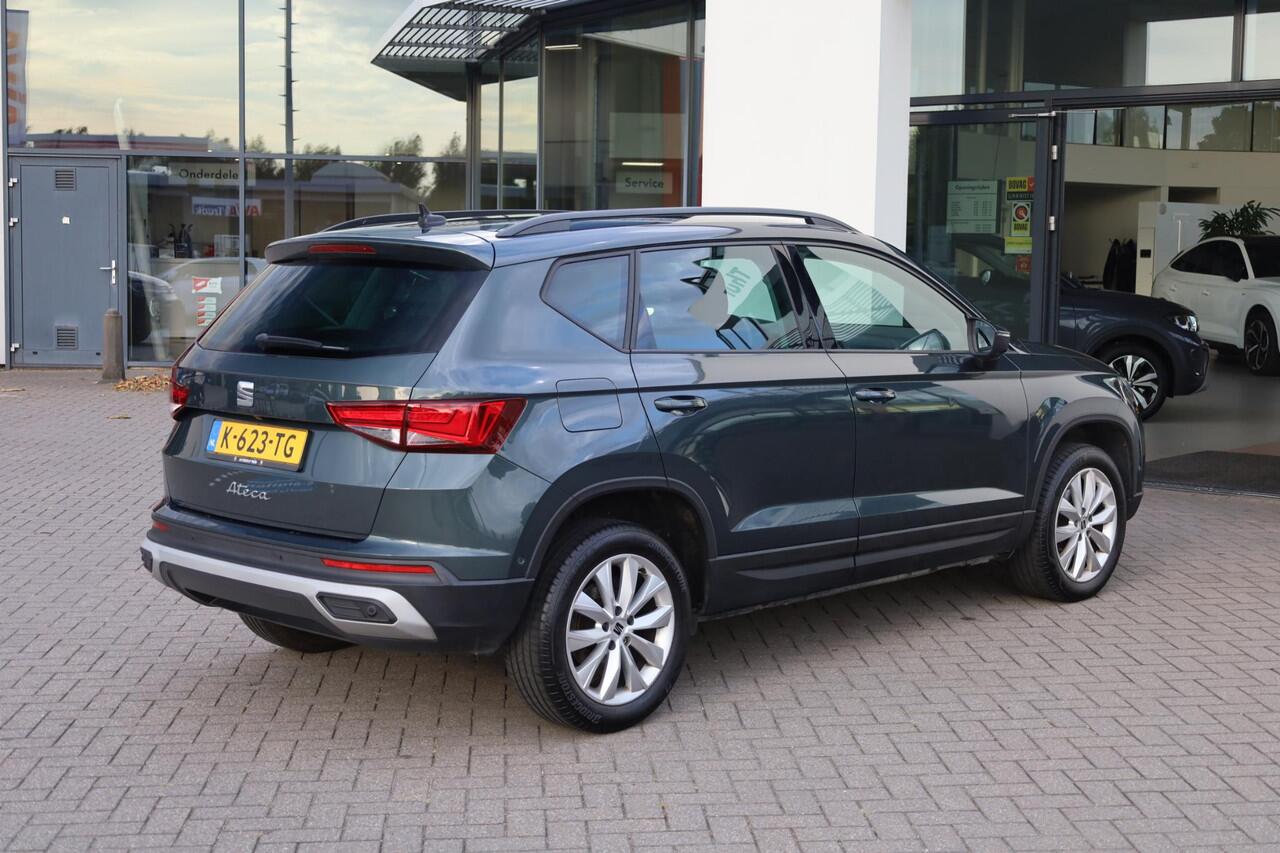 Seat ATECA 1.5 TSI Style Business Intense 110KW/150PK, Nieuw door ons geleverd NL auto 1e eigenaar, Full led, achteruitrijcamera, cruise control, climatronic, carplay, pdc voor en achter, navigatie, park assist, licht en regensensor, spraak bediening, privacy glas