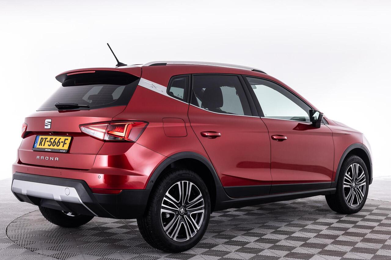 Seat Arona 1.0 TSI Xcellence Launch Edition | AUTOMAAT | APPLE CARPLAY | ADAPTIEF CRUISE CONTROL | 17 INCH LM | PARKEERSENSOREN | ACHTERUITRIJCAMERA | DODEHOEK DETECTIE | NED AUTO |