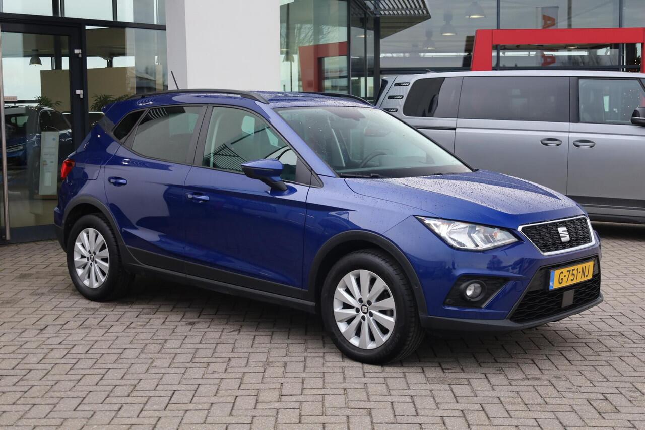 Seat Arona 1.0 TSI Style Business Intense NL auto 1e eigenaar nieuw door ons geleverd en onderhouden digital cockpit stoelverwarming BEATS audio 2 x ihv voorstoelen navigatie achteruitrijcamera pdc voor en achter cruise control climatronic privacy glas