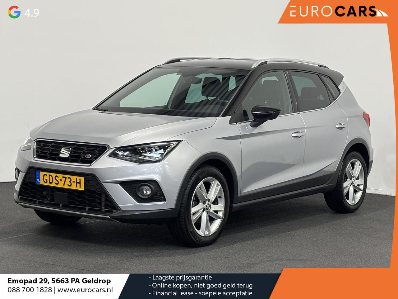 Seat Arona 1.0 TSI 110pk DSG FR Navigatie Apple Carplay/Android Auto Camera Parkeersensoren Adaptive Cruise Control Blind Spot Assist Stoelverwarming Ledverlichting Climate Control Getinte ramen