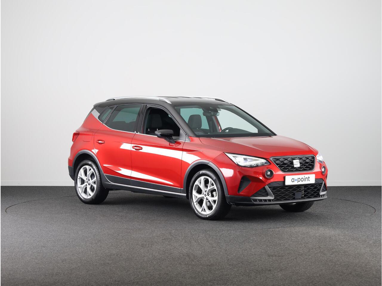 Seat Arona 1.0 TSI FR 95 pk | Private lease vanaf 461,-- | Verlengde garantie | Navigatie via App | Parkeersensoren achter | Cruise control | Apple Carplay/Android Auto | LED koplampen |