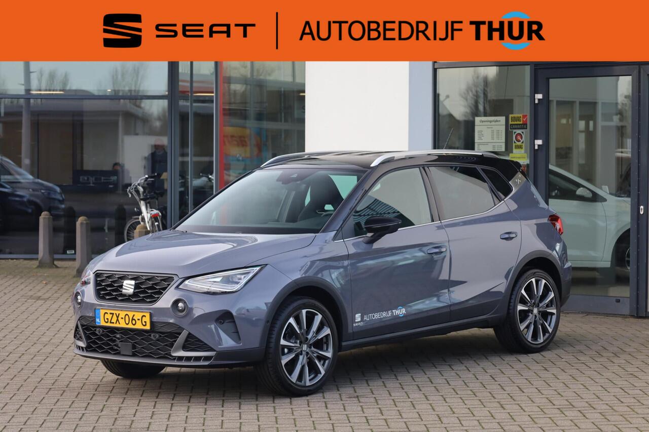 Seat Arona 1.0 EcoTSI FR Anniversary 95PK / 70kW Full LED koplampen, cruise control, climatronic airconditioning, volledig digitaal instrumentenpaneel (Virtual Cockpit), alarmsysteem, Apple Carplay & Android Auto, rijprofielkeuze, verwambare voorstoelen, draadloze t